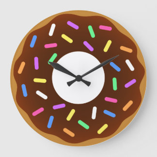 Relógio Grande It's Donut Time Clock