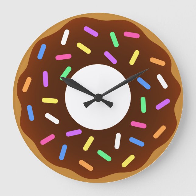 Relógio Grande It's Donut Time Clock (Frente)