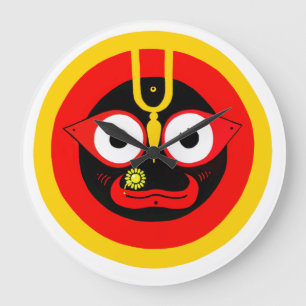 Relógio Grande jagannatha "Senhor do Universo" Wall Clock