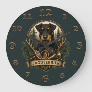 Relógio Grande Jagdterrier ,  Logotipo de Caça
