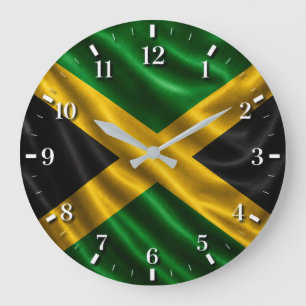 Relógio Grande Jamaica Flag Watch 2026