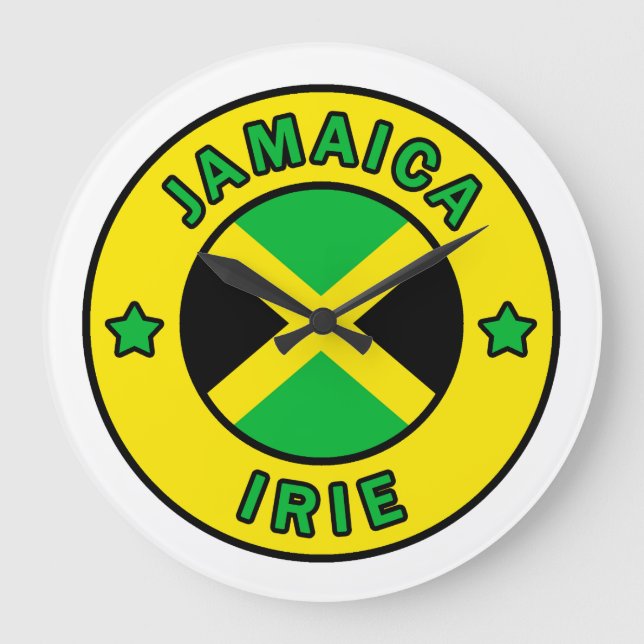 Relógio Grande Jamaica Irie (Frente)