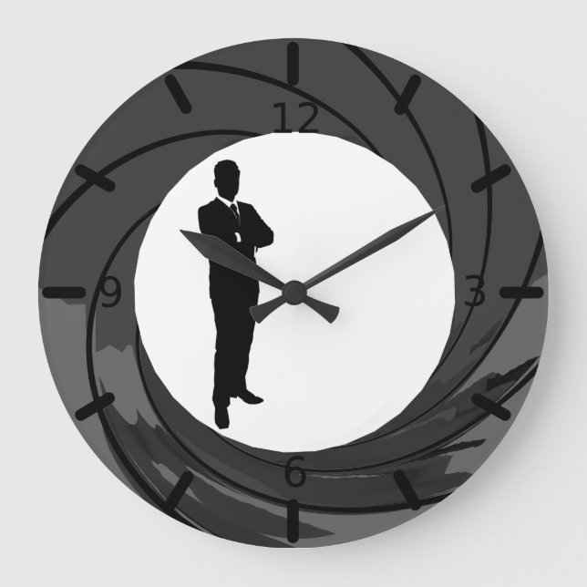 Relógio Grande James Spy Large Clock (Frente)
