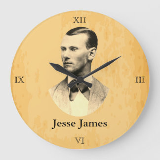 Relógio Grande Jesse James quis fora da lei 🚨 Wild West EUA