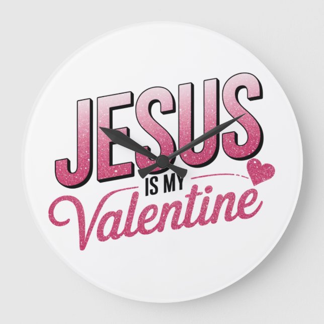 Relógio Grande Jesus É Meu Namorado (Frente)