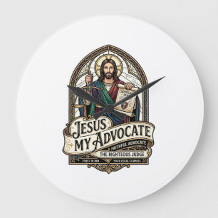 Relógio Grande Jesus Meu Advogado Jesus Advogado Tribunal Cristão