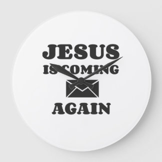 RELÓGIO GRANDE JESUS VEM DE NOVO