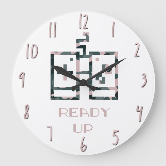 Relógio Grande Jogador Preparado para o Controle de Jogo de Camuf (Frente)