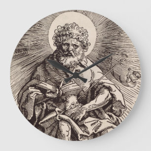 Relógio Grande John, o Batista Segurando o Lamb