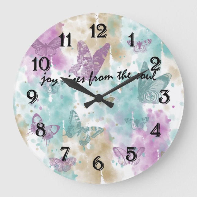 Relógio Grande Joy Rises da Alma (Frente)
