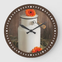 Jug de Leite Branco Russo com Flores