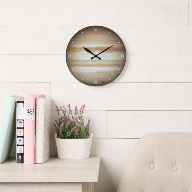 Relógio Grande Jupiter Elegant Planet Solar System Sagittarius (Sala de leitura)