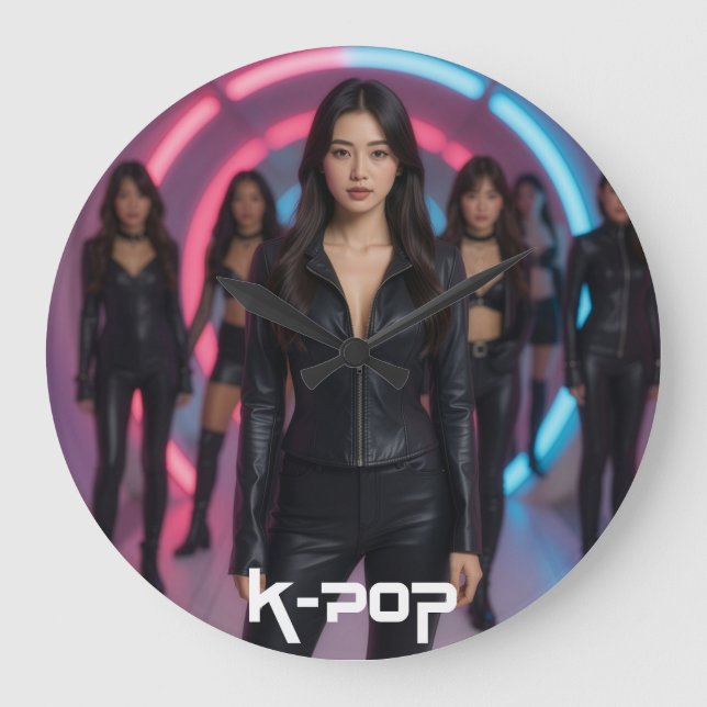 RELÓGIO GRANDE K-POP (Frente)