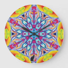 Relógio Grande Kaleidoscópio