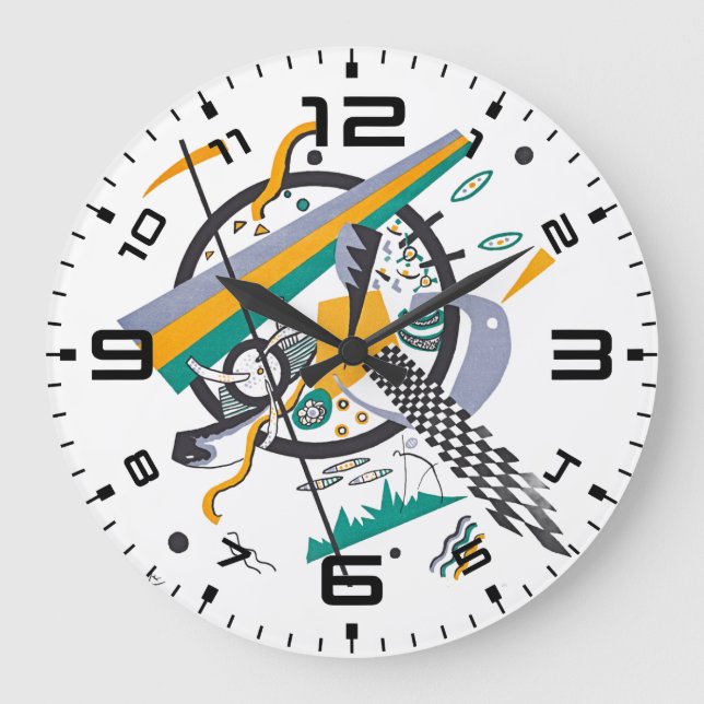 Relógio Grande Kandinsky Small Worlds IV Wall Clock (Frente)