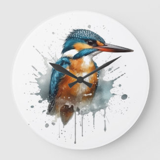 Relógio Grande Kingfisher Splash
