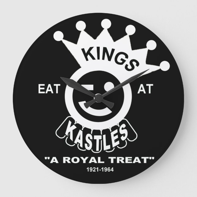 Relógio Grande Kings Kastle Hamburgers, Chicago, IL (Frente)