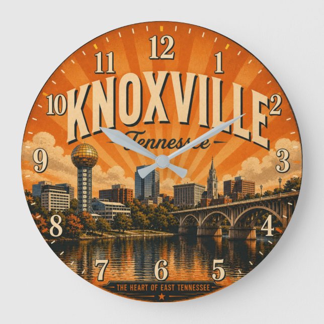 Relógio Grande Knoxville Tennessee (Frente)
