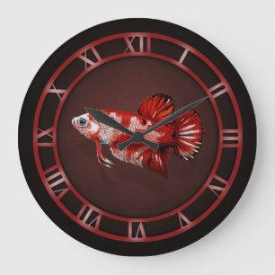Relógio Grande koi plakat betta fish