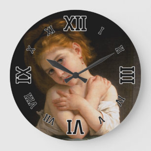 Relógio Grande La Frileuse por William-Adolphe Bouguereau