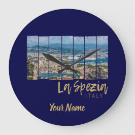 Relógio Grande La Spezia Liguria Itália Vintage Souvenir