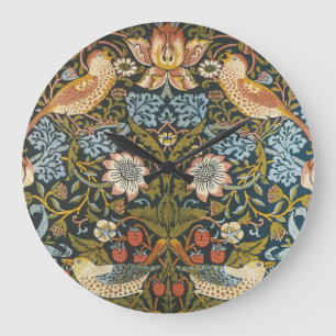 Relógio Grande Ladrones de Morango por William Morris, Arte Antig