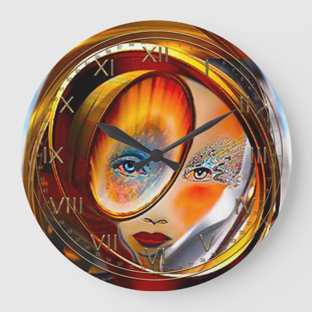 Relógio Grande Lady Solar (Frente)