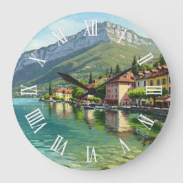 Relógio Grande Lago D'Annecy Lago Annecy França