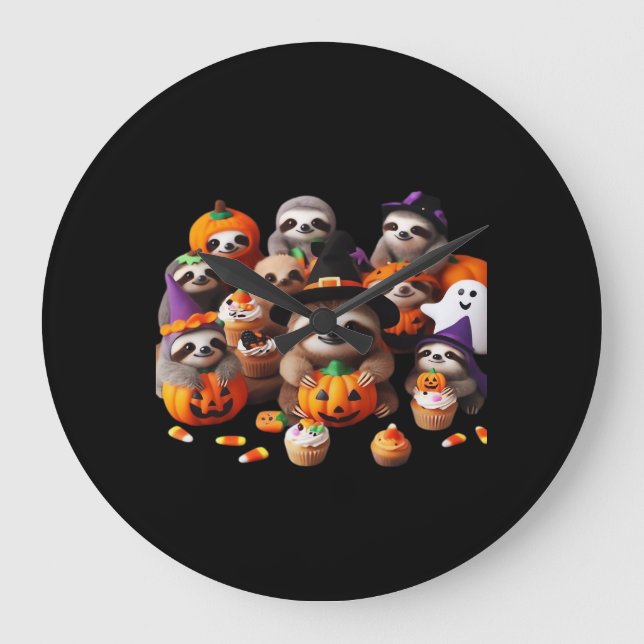 Relógio Grande Lama Lenta Largura Camiseta Clássica (Frente)