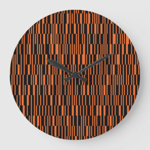 Relógio Grande Laranja, legal, moderna, arte geométrica moderna