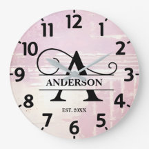 Lavanda Pálida Distorceu Um Monograma