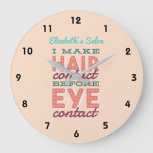 Relógio Grande Legal Hair Stylist RETRO Salon