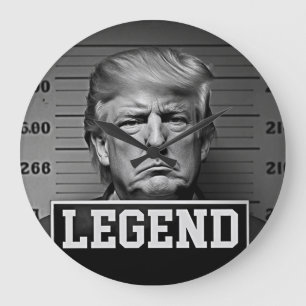 Relógio Grande Legenda de Trump