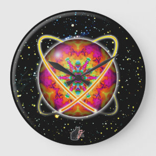 Relógio Grande Lektron Orbz Kaleid