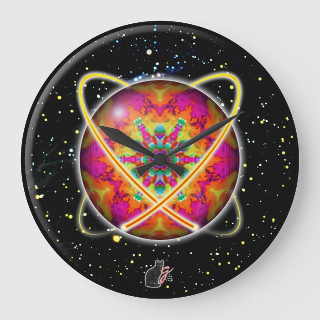 Relógio Grande Lektron Orbz Kaleid (Frente)