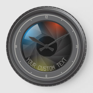 Relógio Grande Lente de fotografia de zoom de câmara SLR TEXT per