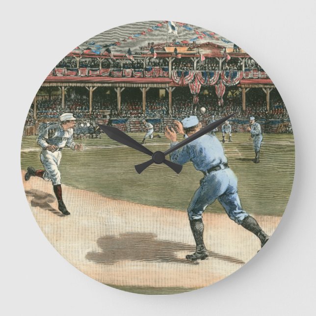 Relógio Grande Liga Nacional de Beisebol 1886 (Frente)