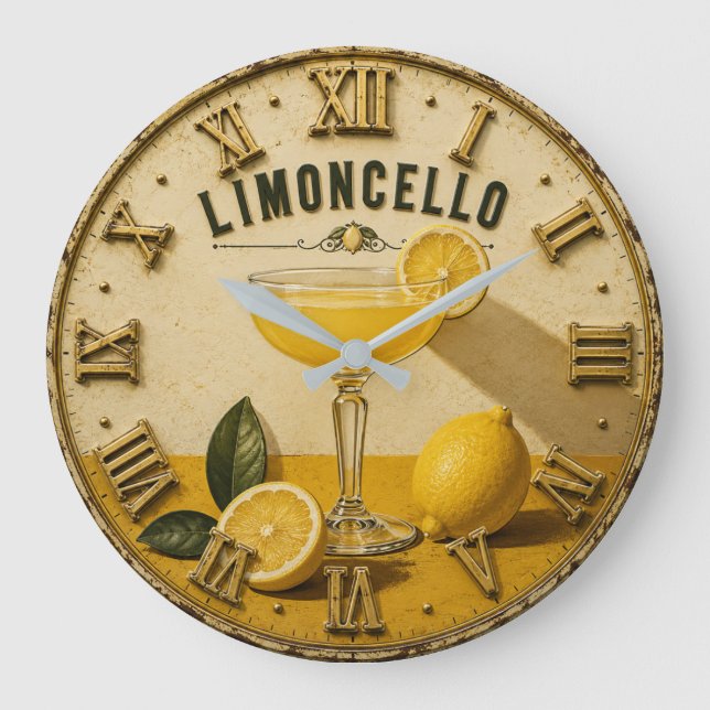 Relógio Grande Limoncello Italian Lemon Cocktail Bar (Frente)