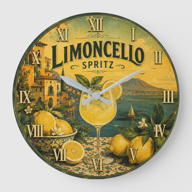 Relógio Grande Limoncello Spritz (Frente)