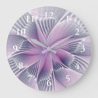 Linda Flor Rosa Arte Abstrato Fractal Moderno