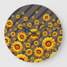 Lindas flores amarelas nas cinzas, faixas pretas