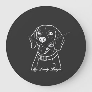 Relógio Grande Lindo Beagle