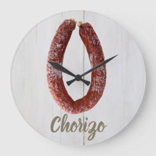 Relógio Grande Linguiça Chorizo