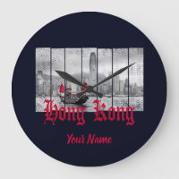 Linha do horizonte de Hong Kong vintage china souv