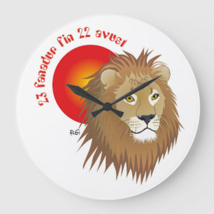 Relógio Grande Liun 23 fanadur fin 22 avust Uhr