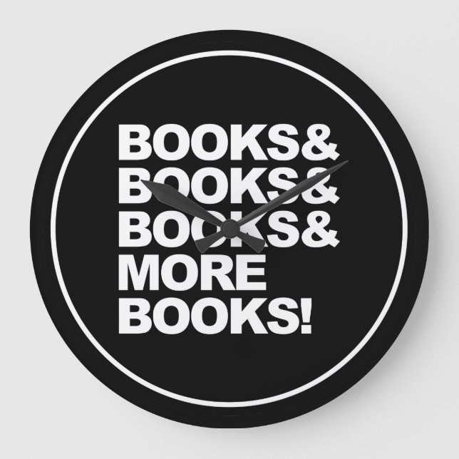 Relógio Grande Livros e mais livros (Frente)