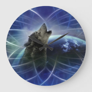 Relógio Grande Lobo e caçador de sonhos