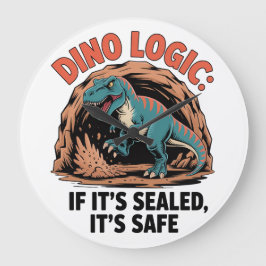 Relógio Grande Lógica do Dino