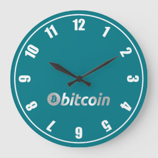 Relógio Grande Logotipo de placa gráfica Bitrate, parede de escri