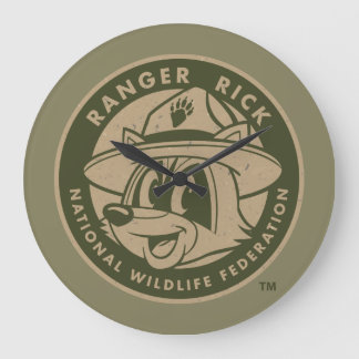 Relógio Grande Logotipo Khaki do rick da guarda florestal do rick